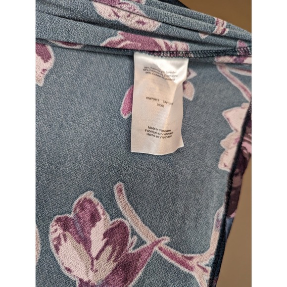 Jessica Simpson maternity cold shoulder long sleeve blouse womens small petite - Picture 5 of 5